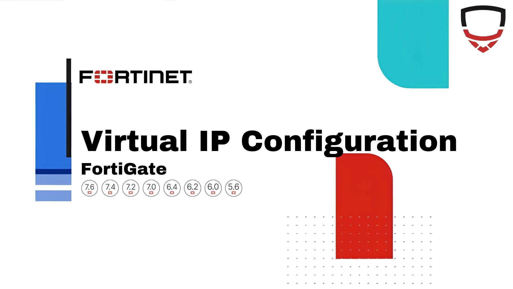 آموزش Virtual IP در FortiGate همراه با مثال